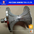 Full Bullnose Vacuum Brazed Grinding Wheel for Marble Granite Profiling